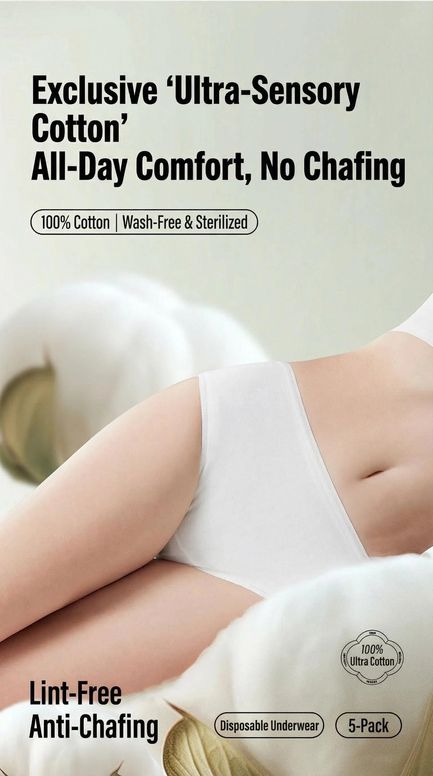 Travel Disposable Underwear for Women